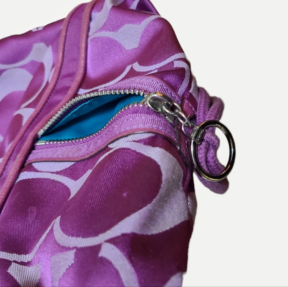 Coach Signature Poppy Handbag - Picture 9 of 14